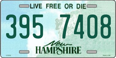 NH license plate 3957408