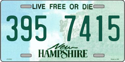 NH license plate 3957415
