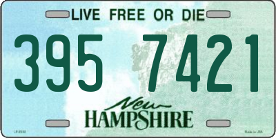 NH license plate 3957421