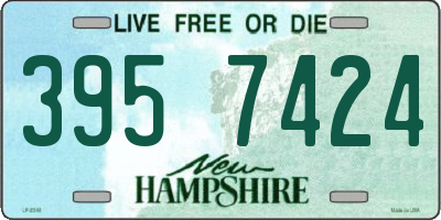 NH license plate 3957424