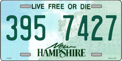 NH license plate 3957427