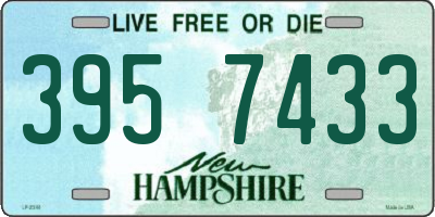 NH license plate 3957433