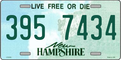NH license plate 3957434