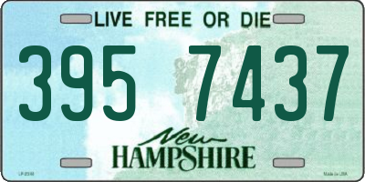 NH license plate 3957437
