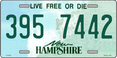 NH license plate 3957442