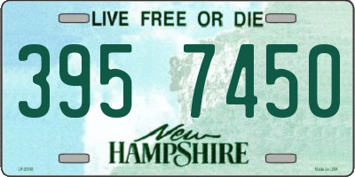 NH license plate 3957450