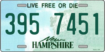 NH license plate 3957451