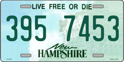 NH license plate 3957453