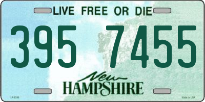 NH license plate 3957455