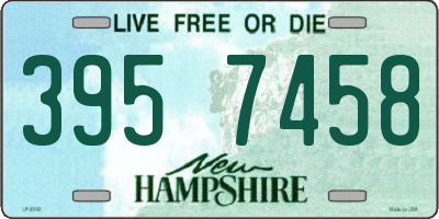 NH license plate 3957458