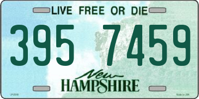 NH license plate 3957459