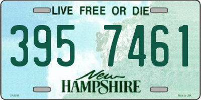 NH license plate 3957461