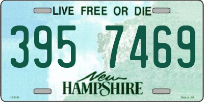 NH license plate 3957469