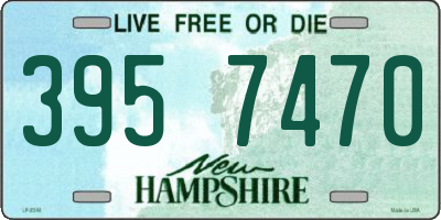 NH license plate 3957470