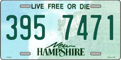 NH license plate 3957471