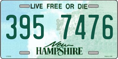 NH license plate 3957476