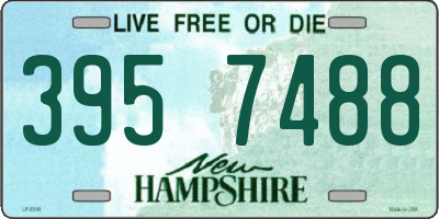 NH license plate 3957488