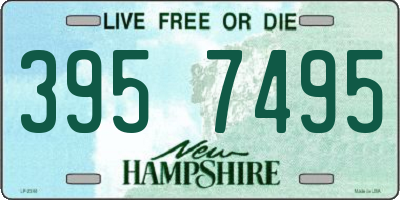 NH license plate 3957495