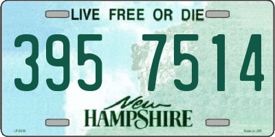 NH license plate 3957514