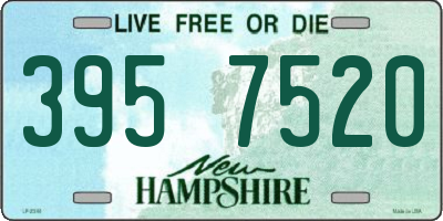 NH license plate 3957520