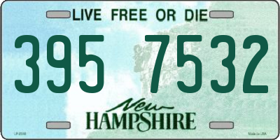 NH license plate 3957532