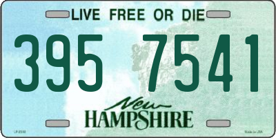 NH license plate 3957541
