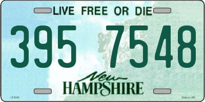 NH license plate 3957548
