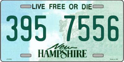 NH license plate 3957556