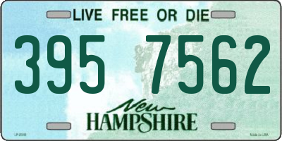 NH license plate 3957562