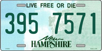 NH license plate 3957571