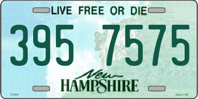 NH license plate 3957575
