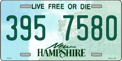 NH license plate 3957580