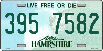 NH license plate 3957582