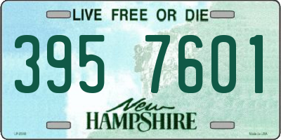 NH license plate 3957601