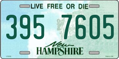 NH license plate 3957605