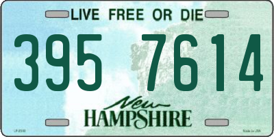 NH license plate 3957614