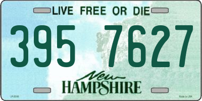 NH license plate 3957627
