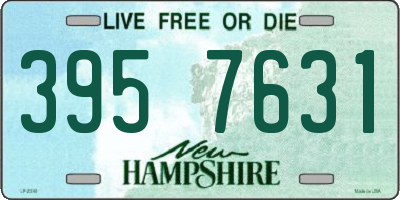 NH license plate 3957631