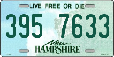 NH license plate 3957633