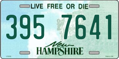NH license plate 3957641