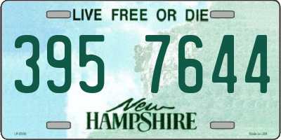 NH license plate 3957644