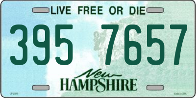 NH license plate 3957657