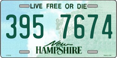 NH license plate 3957674