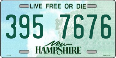 NH license plate 3957676