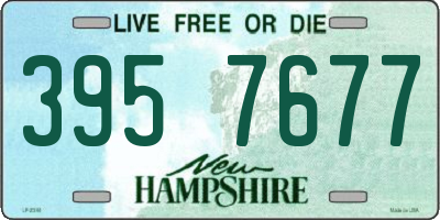 NH license plate 3957677