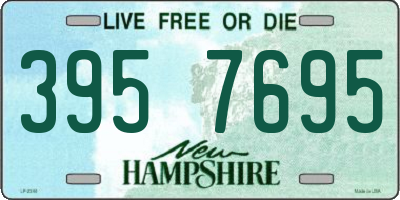 NH license plate 3957695