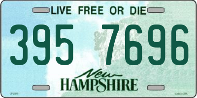 NH license plate 3957696
