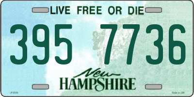 NH license plate 3957736