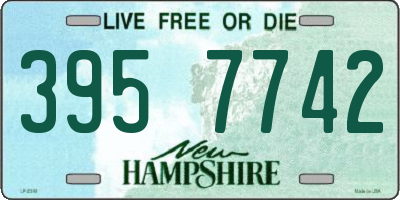 NH license plate 3957742
