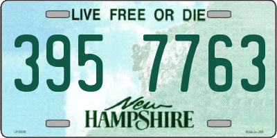 NH license plate 3957763
